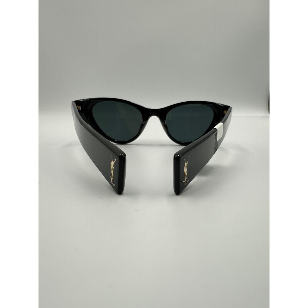 Saint Laurent Womens SL M144 Black Cat Eye Sunglasses - Picture 3 of 7